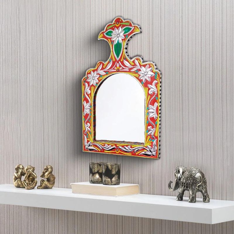 Red Crown Wall Mirror