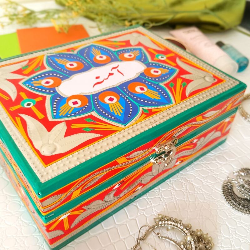 Red Vibrant Jewelry Box
