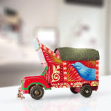 Red Hand Painted Truck