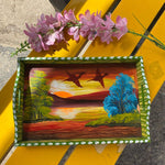 Sunset Wooden Tray