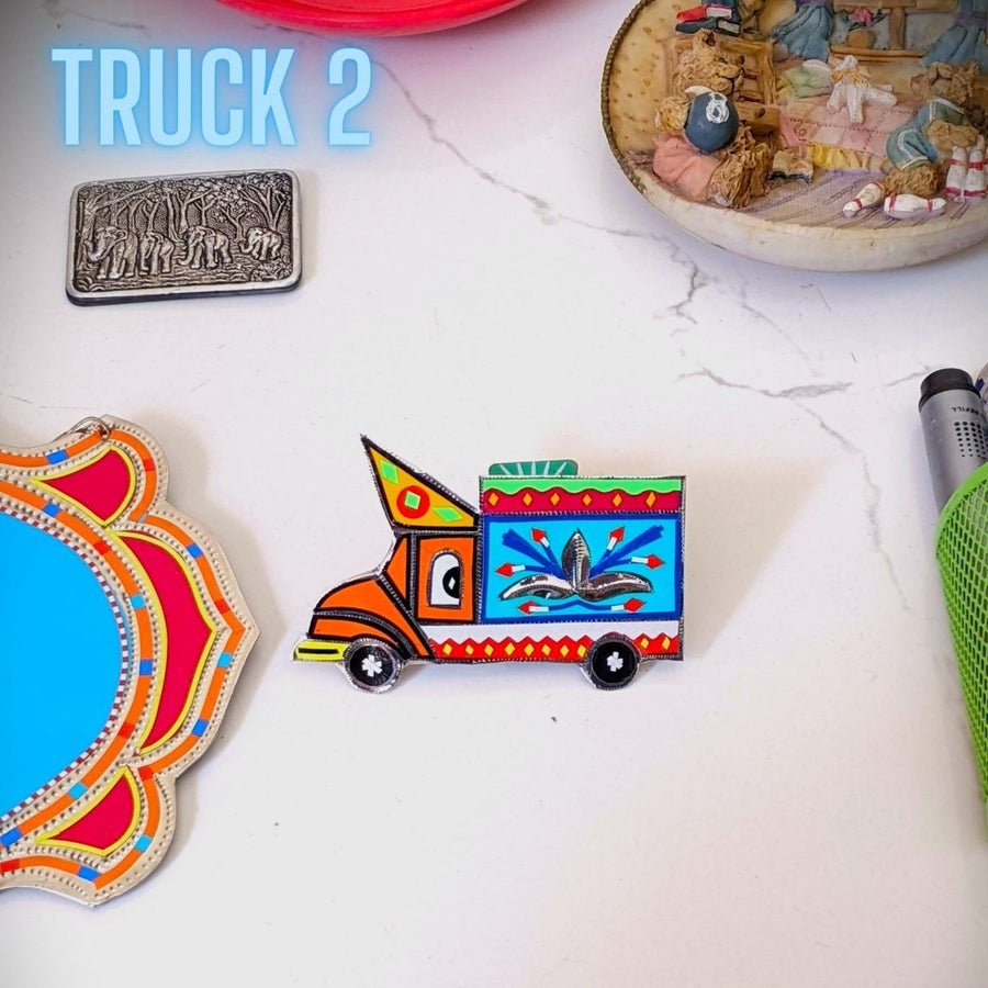 Automobile Truck Art Fridge Magnets