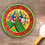 Peacock Hand Painted Thaal