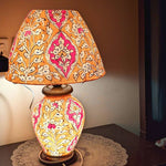 Vienna Camel Skin Hand Painted Lamp
