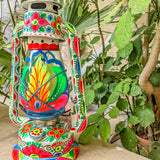 Truck Art Hand Painted Lantern