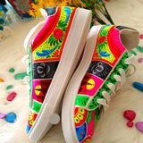 Truck Art Hand Painted Shoe