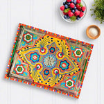 Yellow Truck Art Handmade Tray
