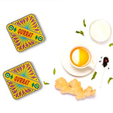 Handmade Chamakpatti Name Coasters